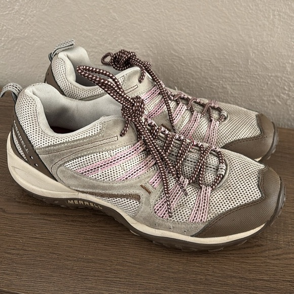 Merrell Womens Payette Gray Purple Ankle Hiking Trail Shoes, Size 10.5 - Picture 5 of 10